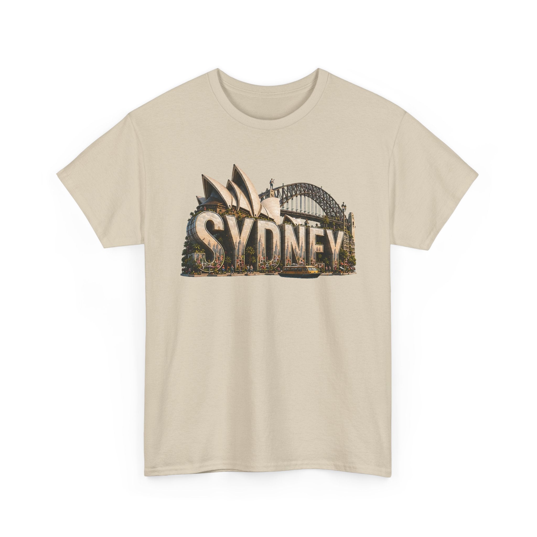 Sydney Landmark T‑Shirt — Vintage Sydney Opera House & Harbour Bridge Tee