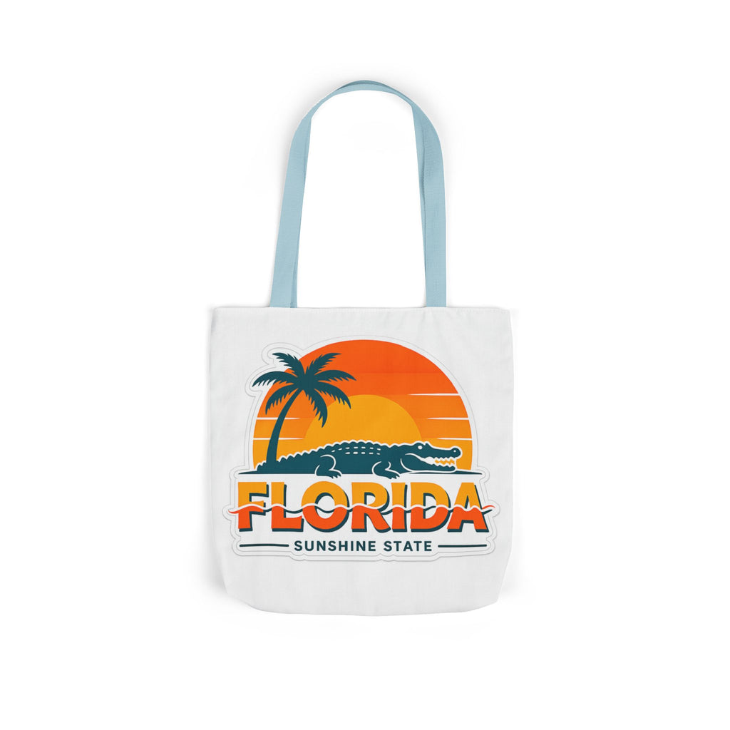 Florida Sunshine State Canvas Tote