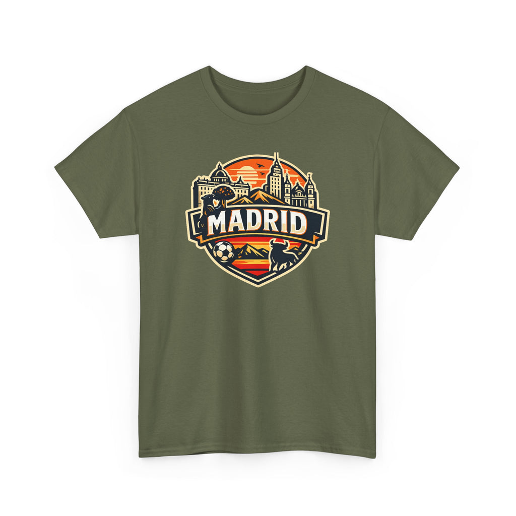 Madrid Skyline Soccer Crest T-Shirt