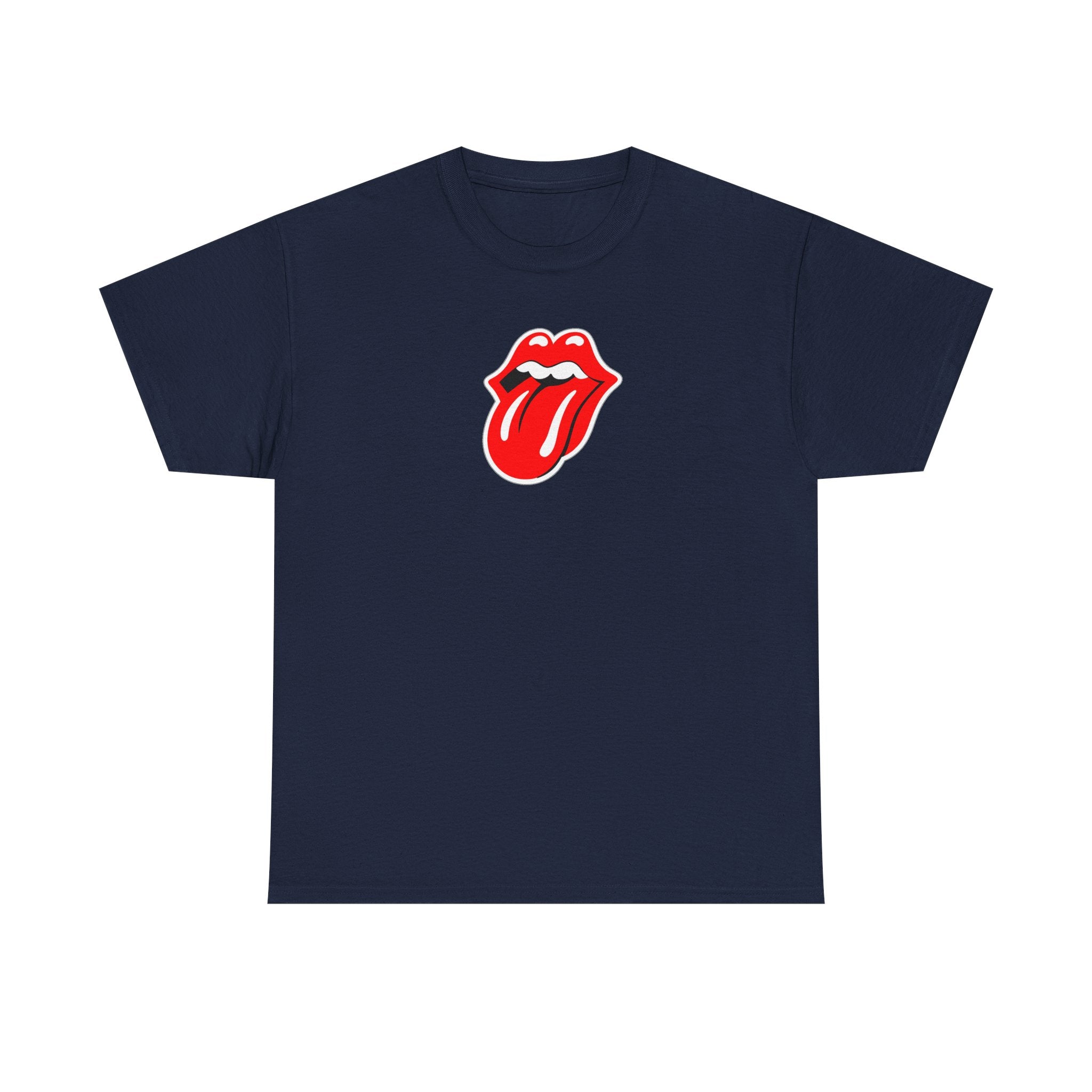 Rock Retro Red Tongue and Lips Graphic Tee
