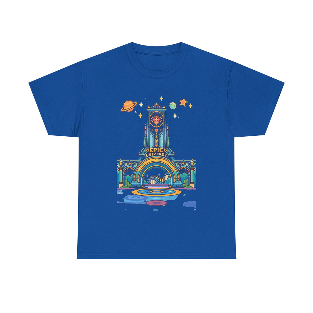 Universal Studios Family Vacation T-Shirt — Retro Space Theater Graphic Tee