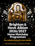 Brighton & Hove Albion 2026/2027 Official Home Matchday Programmes