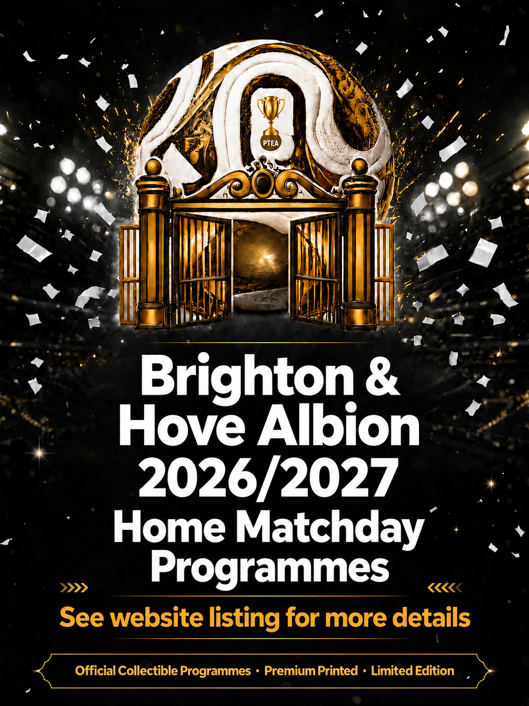 Brighton & Hove Albion 2026/2027 Official Home Matchday Programmes