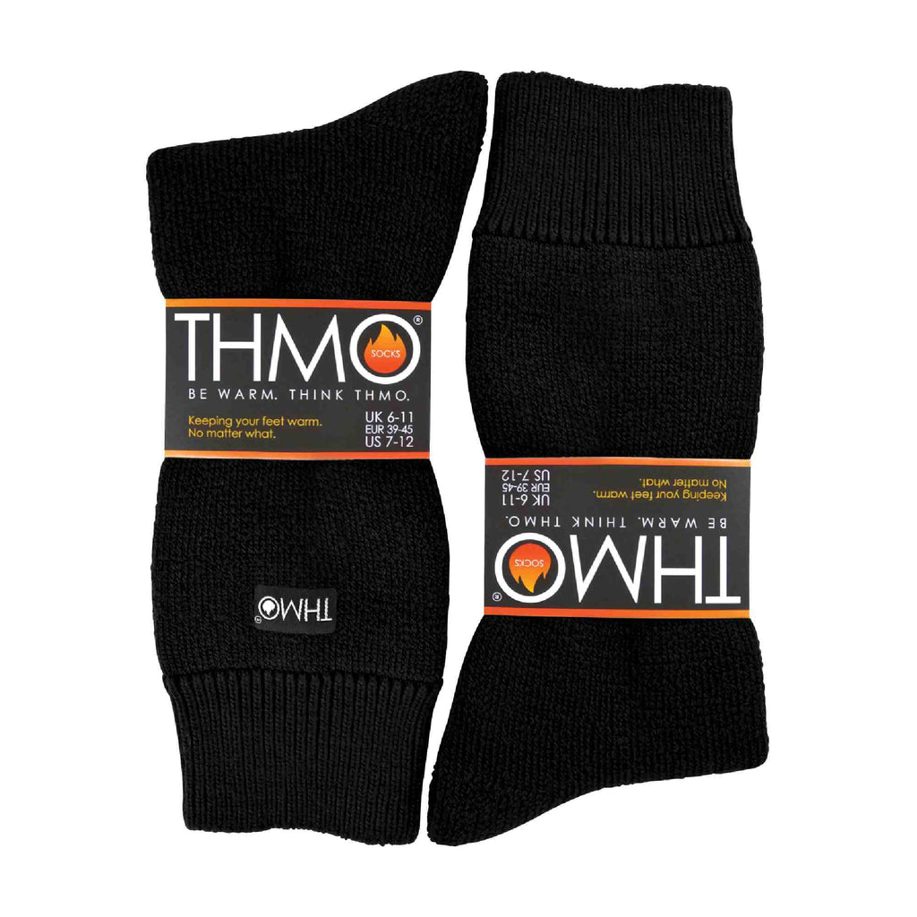 Mens Thick Winter Thermal Socks with Comfort Top (Multipack Options)