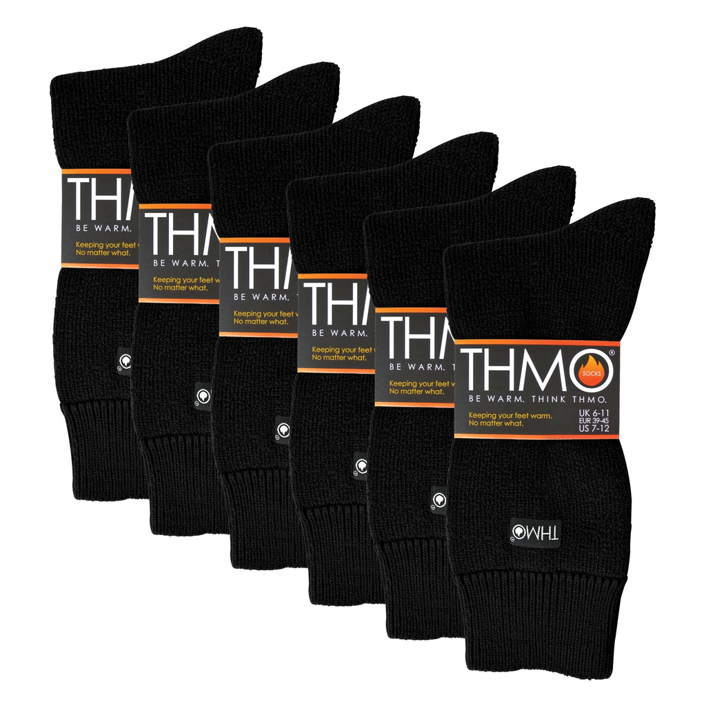 Mens Thick Winter Thermal Socks with Comfort Top (Multipack Options)