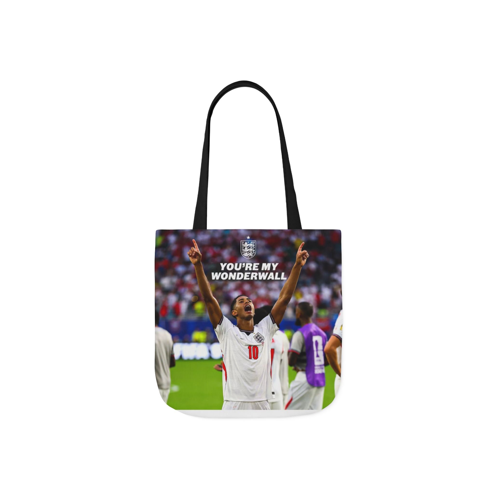 Jude Bellingham England Celebration Tote Bag – "You’re My Wonderwall" England Fan Canvas Tote