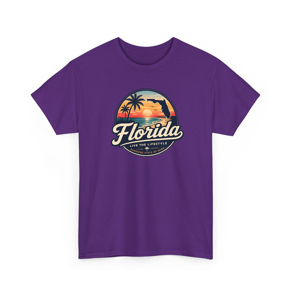 Florida Sunset Tee — Vintage Palm Beach Graphic T-Shirt