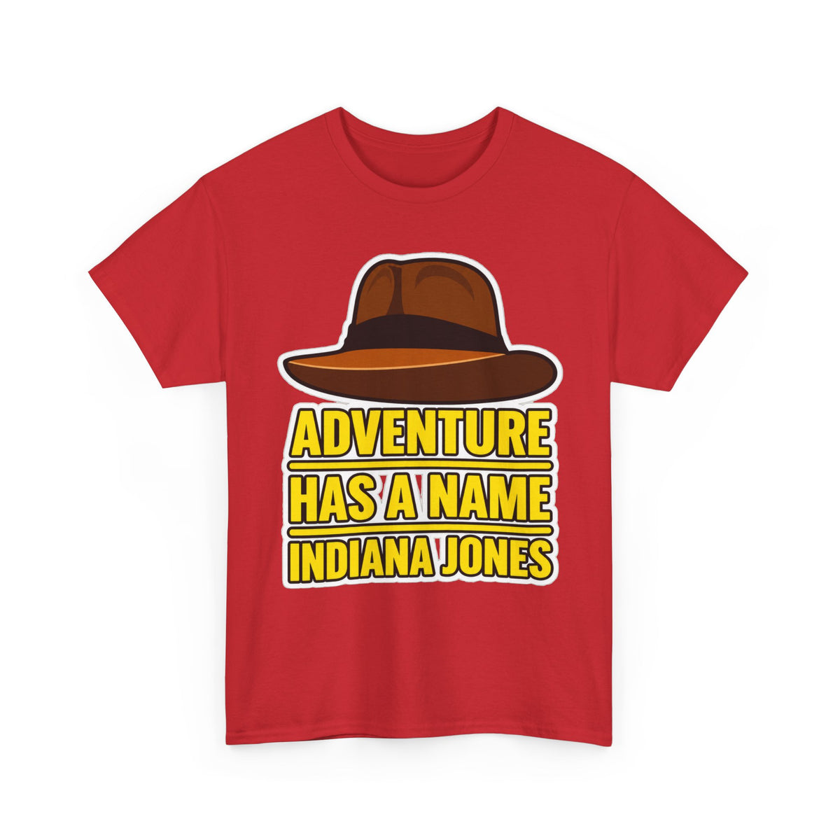 Adventure Has a Name Indiana Jones Graphic Cotton T-Shirt
