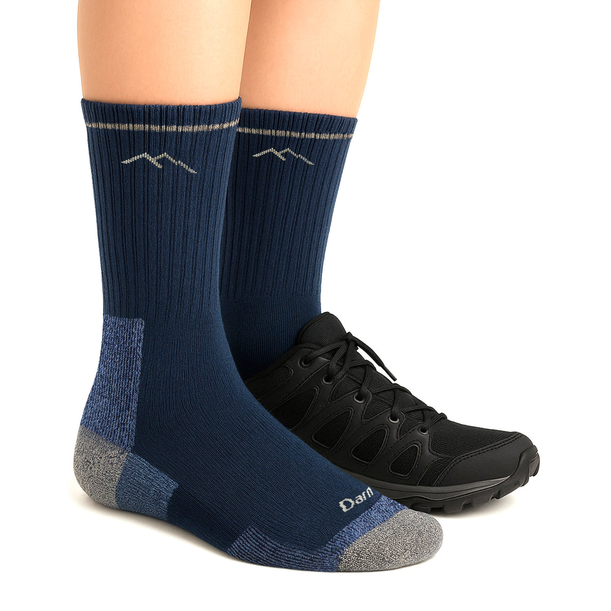 Ladies Boot Midweight Seamless Hiking Merino Wool Socks