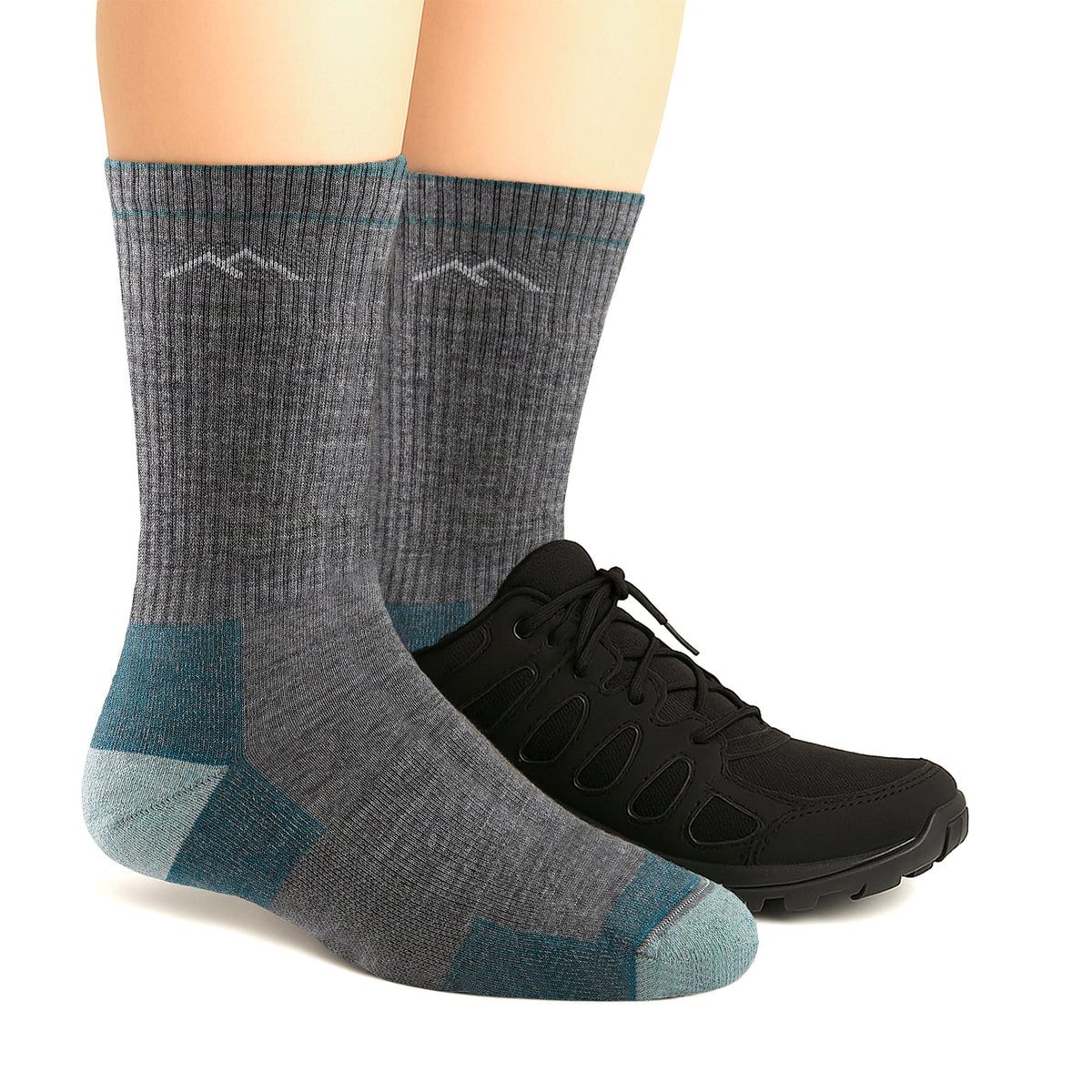 Ladies Boot Midweight Seamless Hiking Merino Wool Socks