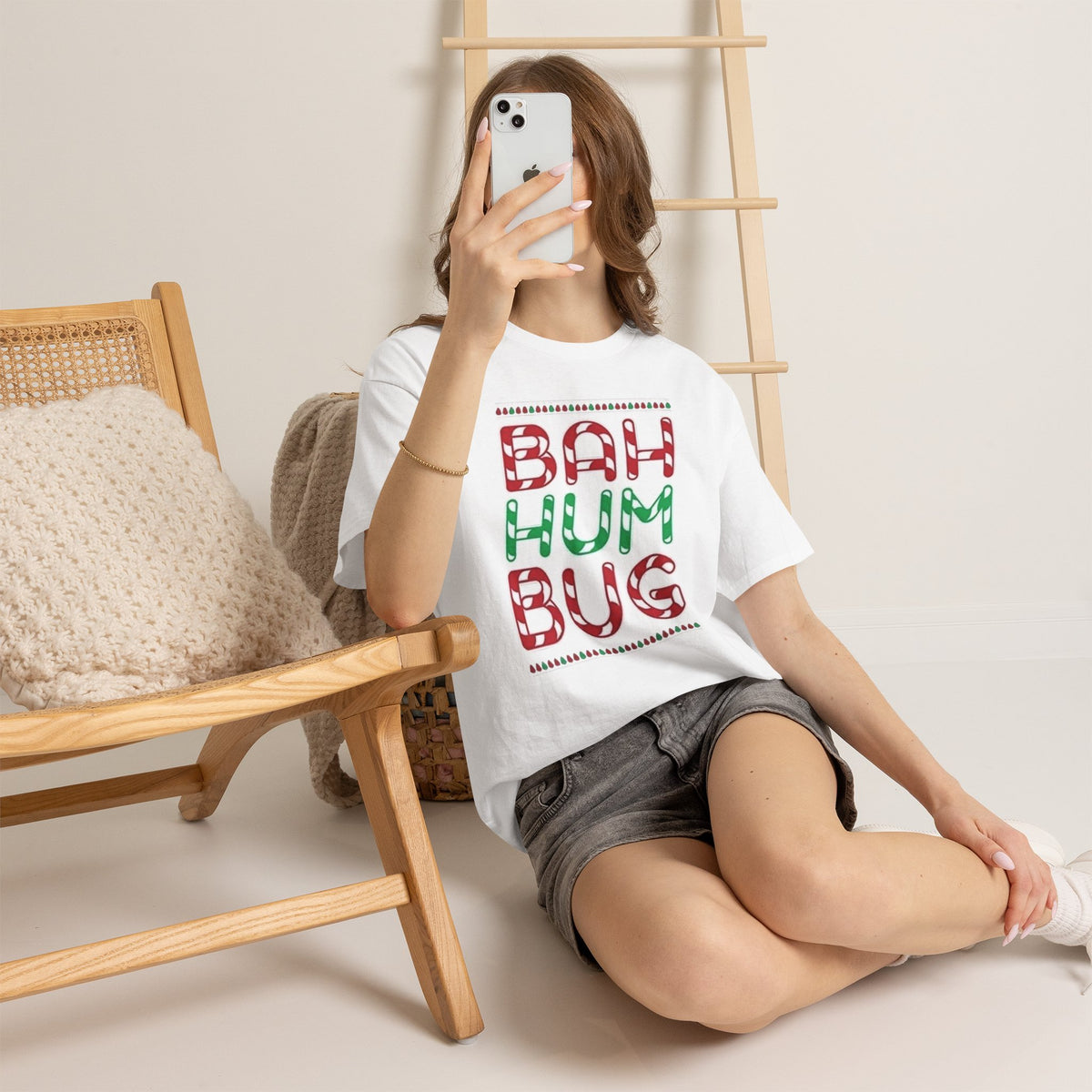 Bah Humbug Christmas Cotton T-Shirt