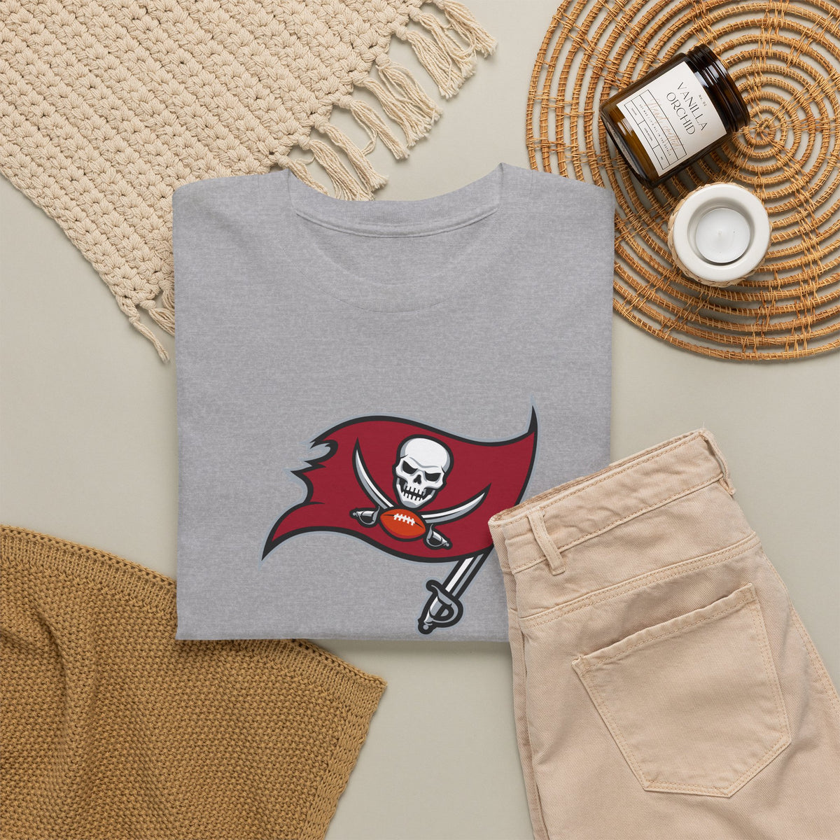 Tampa Bay Buccaneers inspired Unisex Heavy Cotton Tee