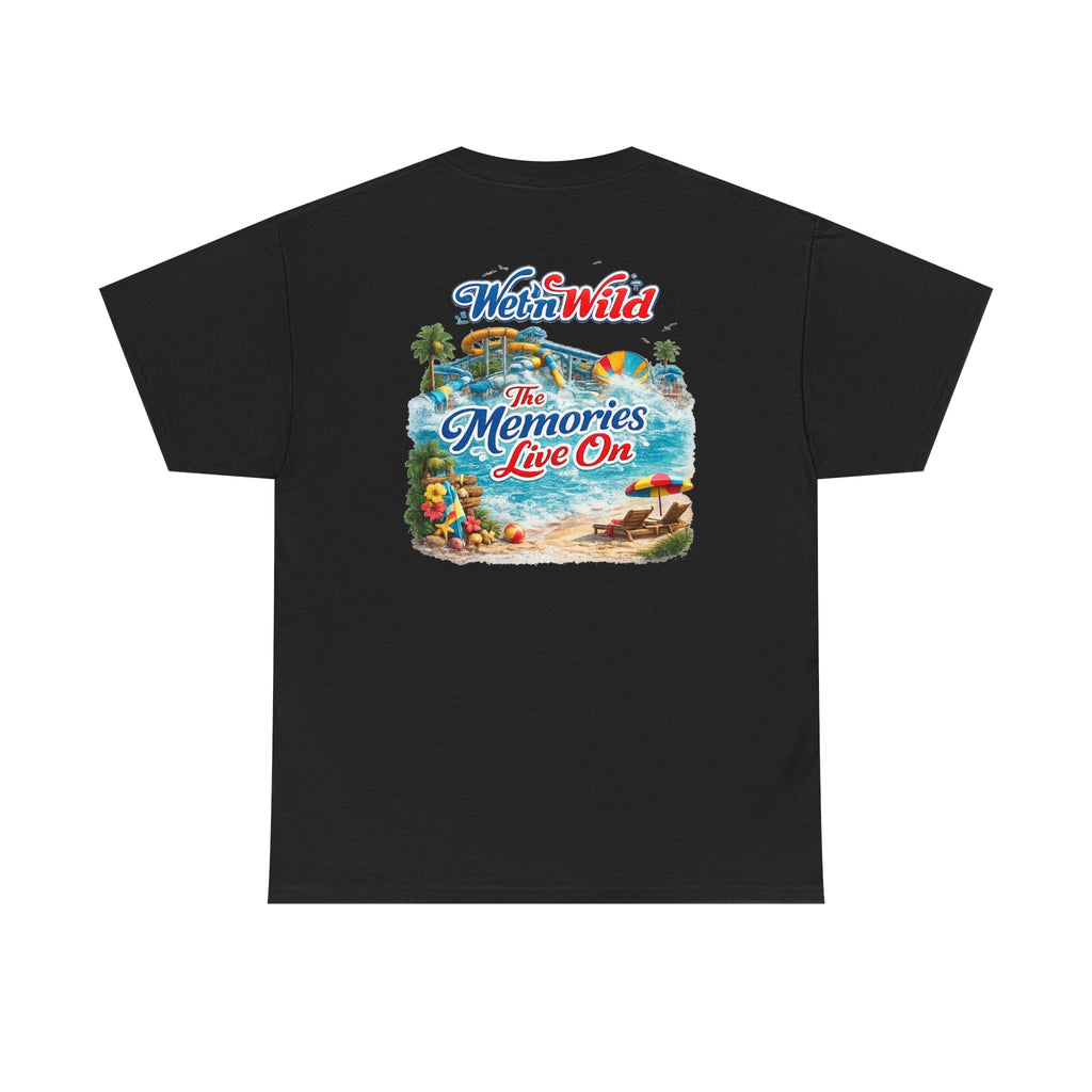 Wet 'n Wild Orlando Graphic Tee — "The Memories Live On" Retro Vacation T‑Shirt
