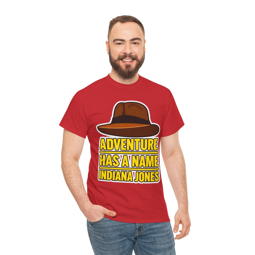 Adventure Has a Name Indiana Jones Graphic Cotton T-Shirt