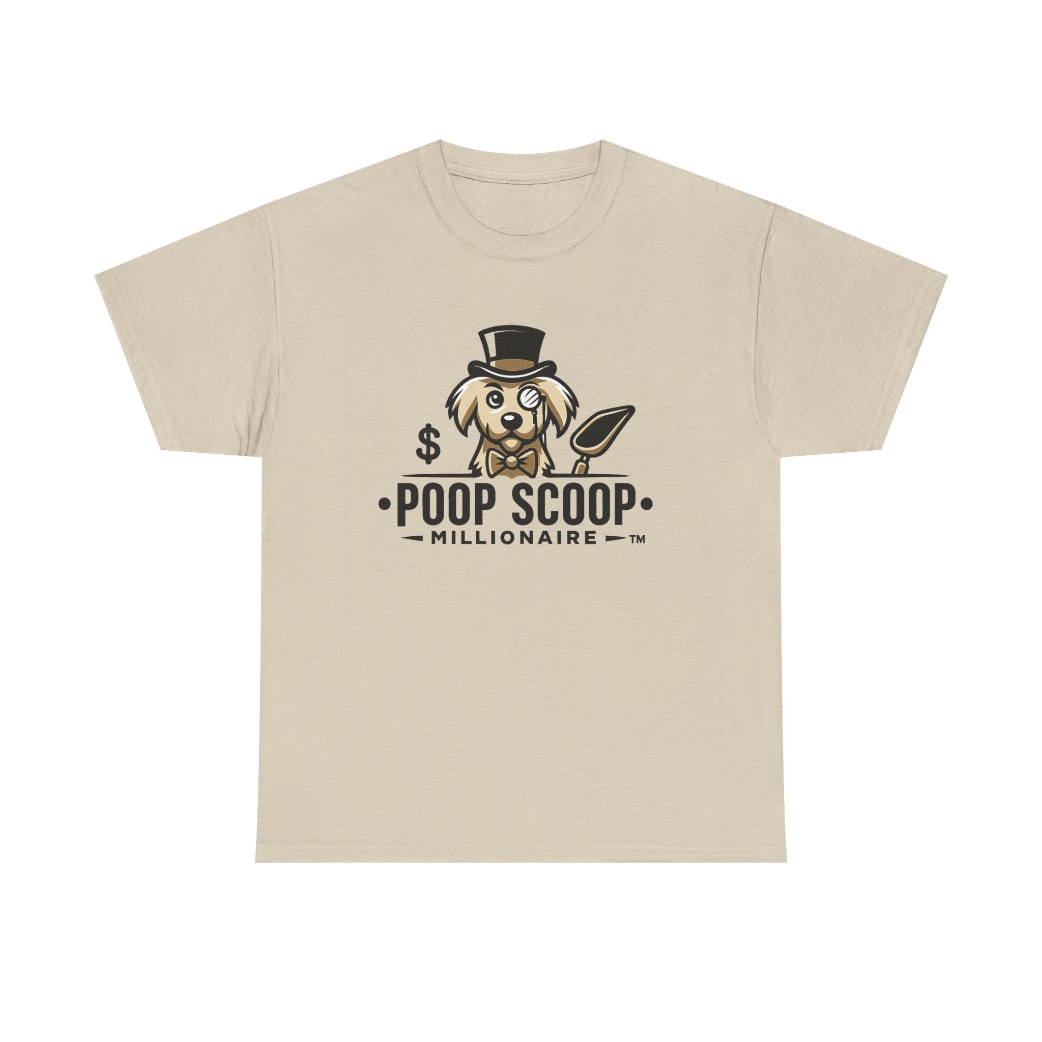 Poop Scoop Millionaire T-Shirt — Funny Dog Poop Scooping Tee