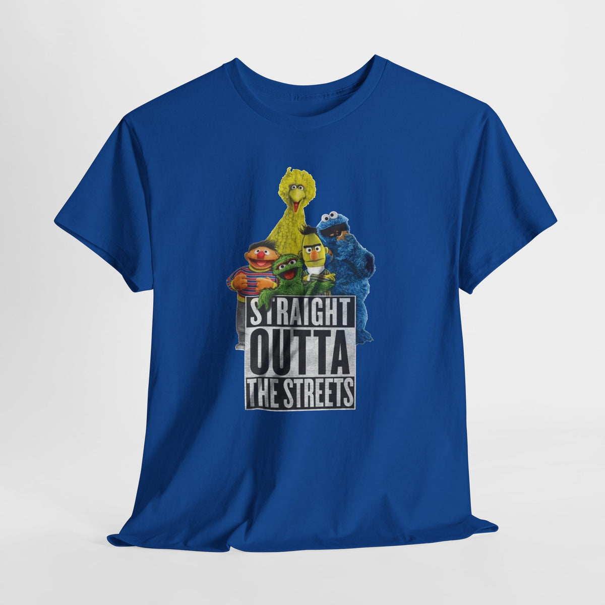 T-Shirt — "Straight Outta the Streets" Sesame Friends Graphic Tee