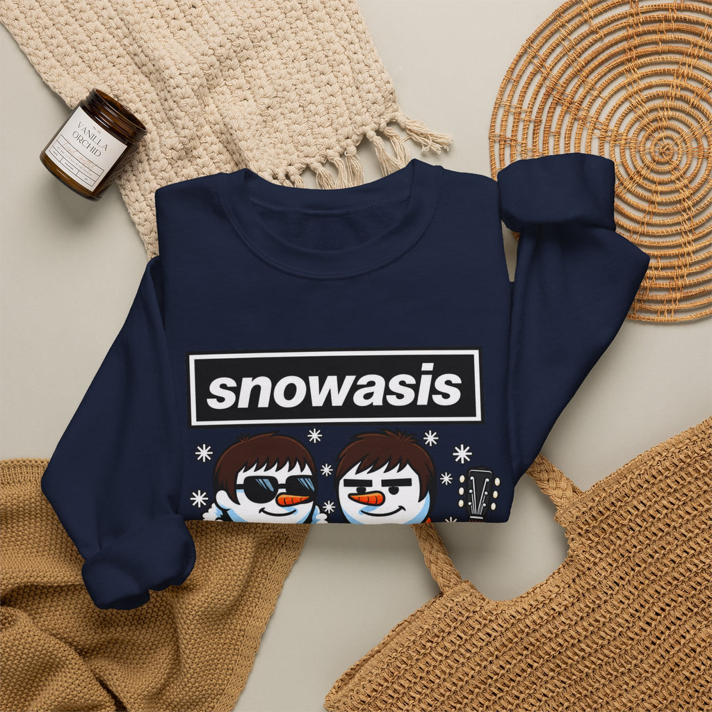 Snowasis "Some Might Sleigh" #Oasis Inspired Crewneck Sweatshirt