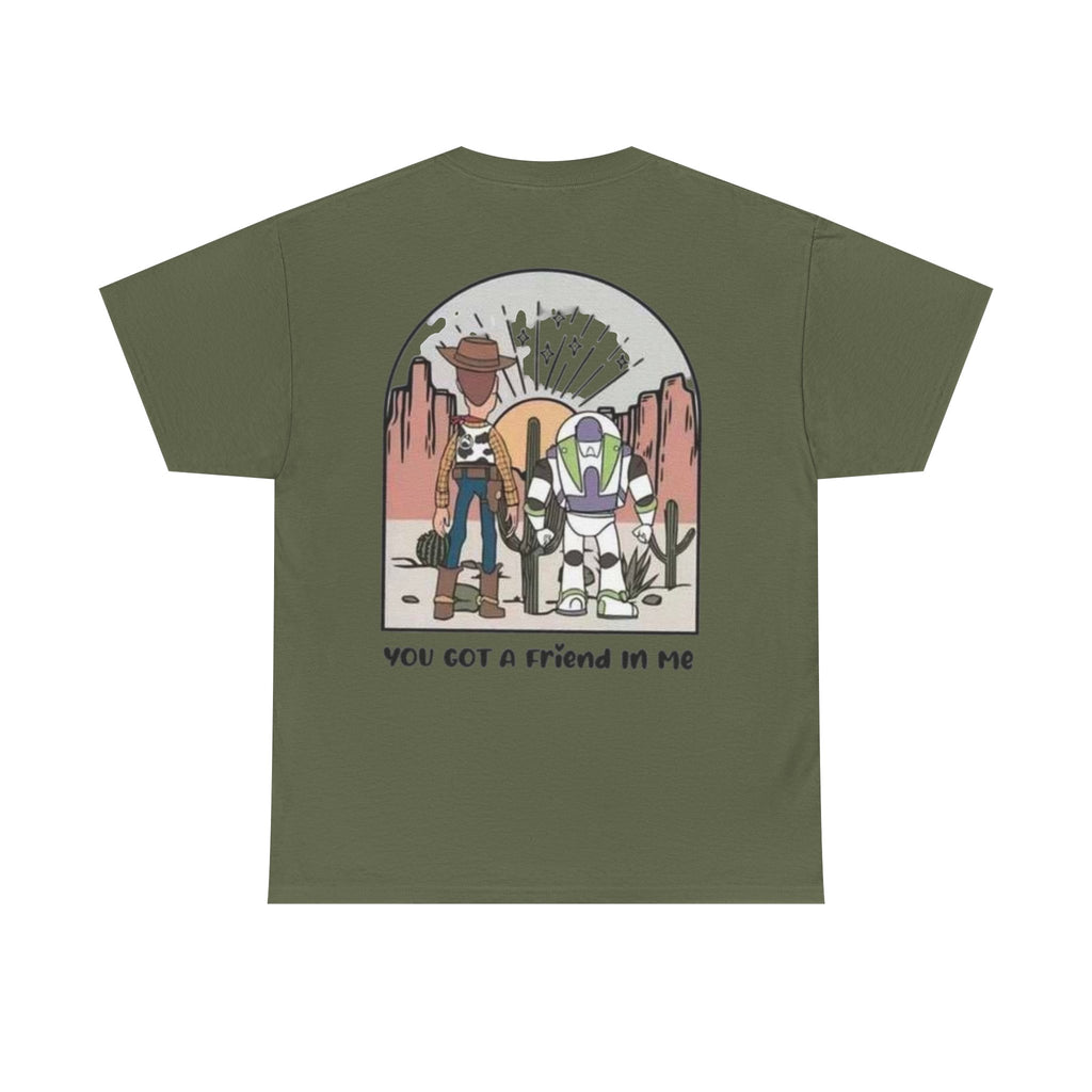 Toy Space Friends T‑Shirt — "You Got a Friend in Me" Graphic Tee