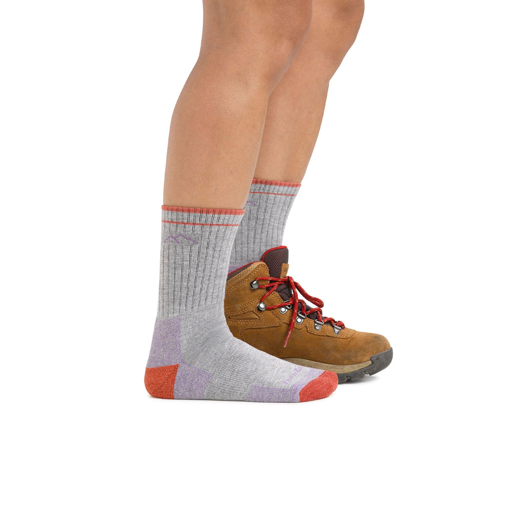 Ladies  Coolmax Hiker Micro Crew Midweight Seamless Hiking Socks