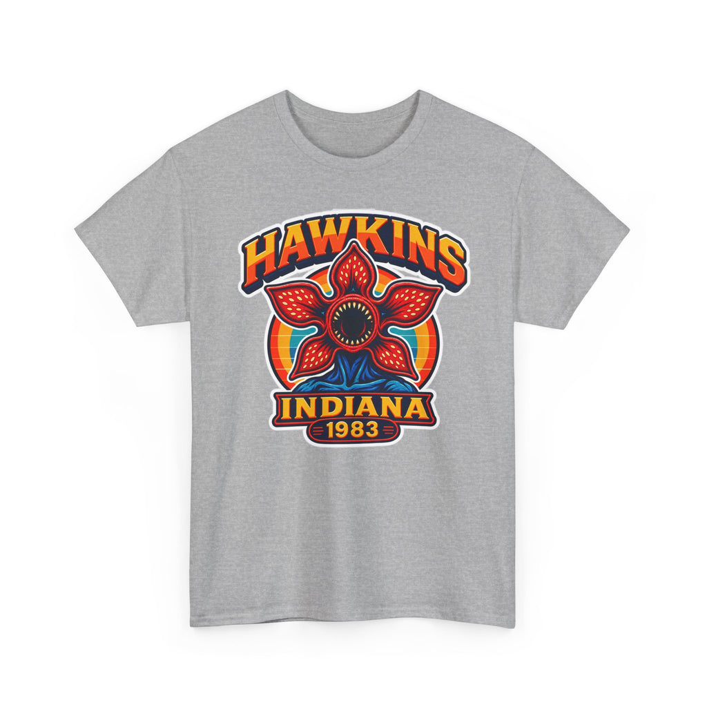 Hawkins Indiana 1983 Demogorgon Floral Cotton T-Shirt