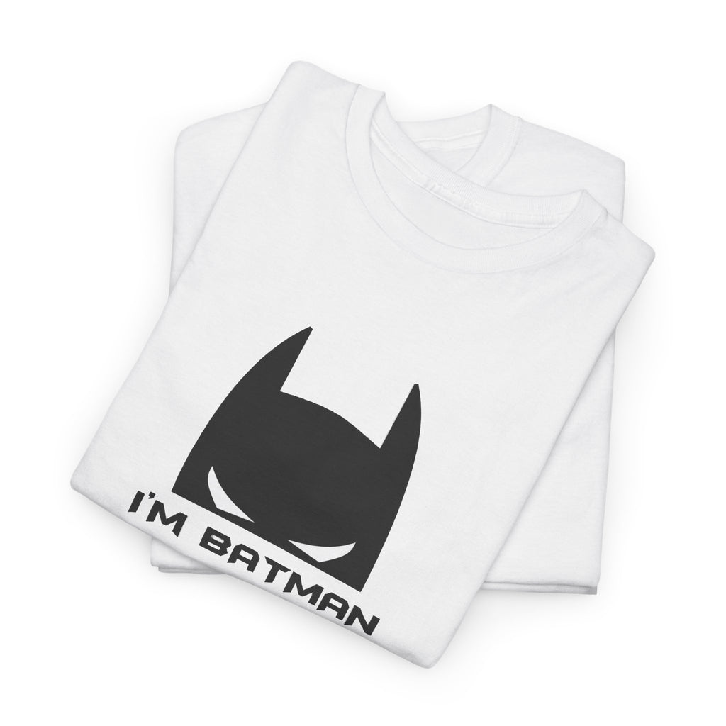 I'm Batman Graphic Tee — Funny Superhero Mask T-Shirt