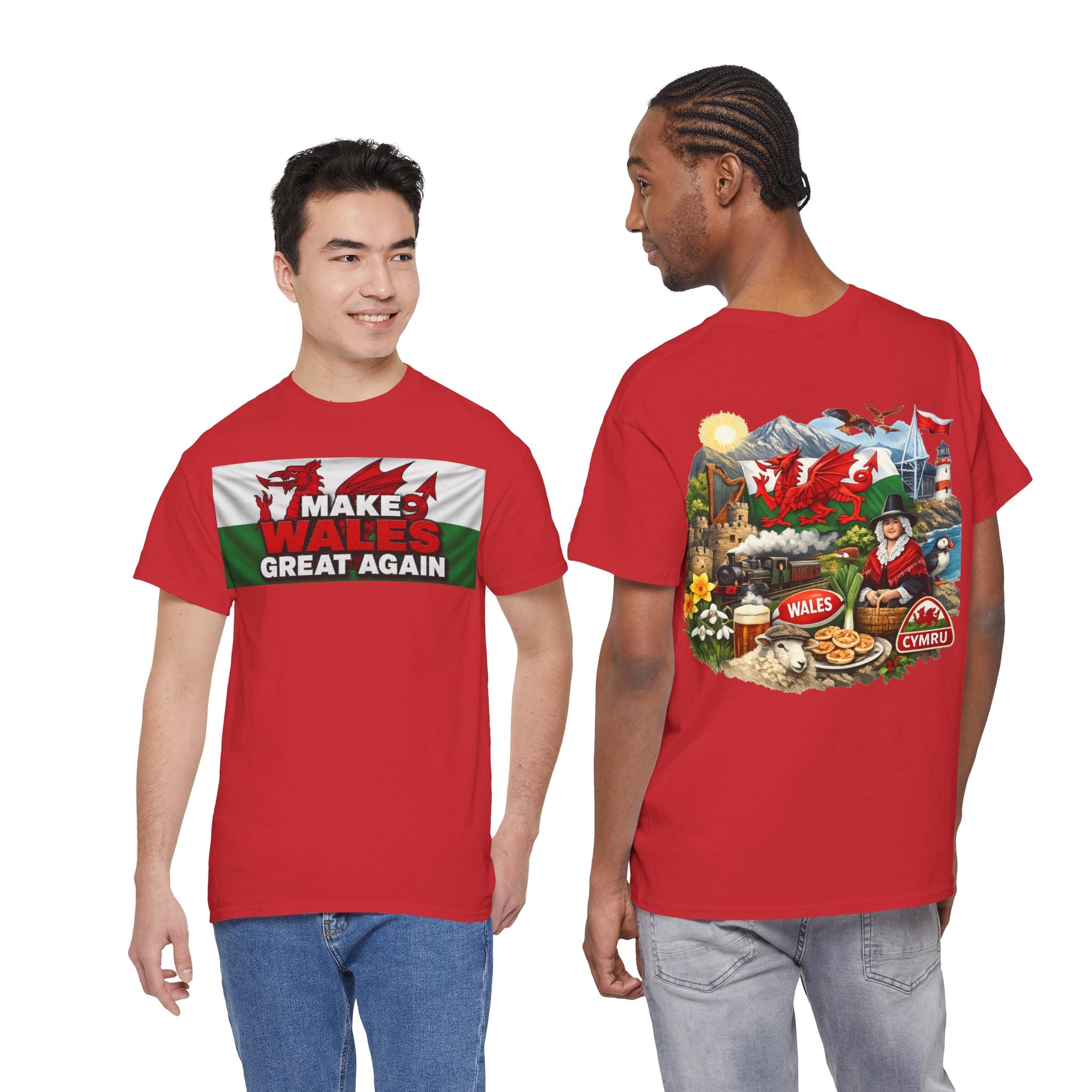 Wales Pride T-Shirt — 'Make Wales Great Again' Welsh Dragon Tee