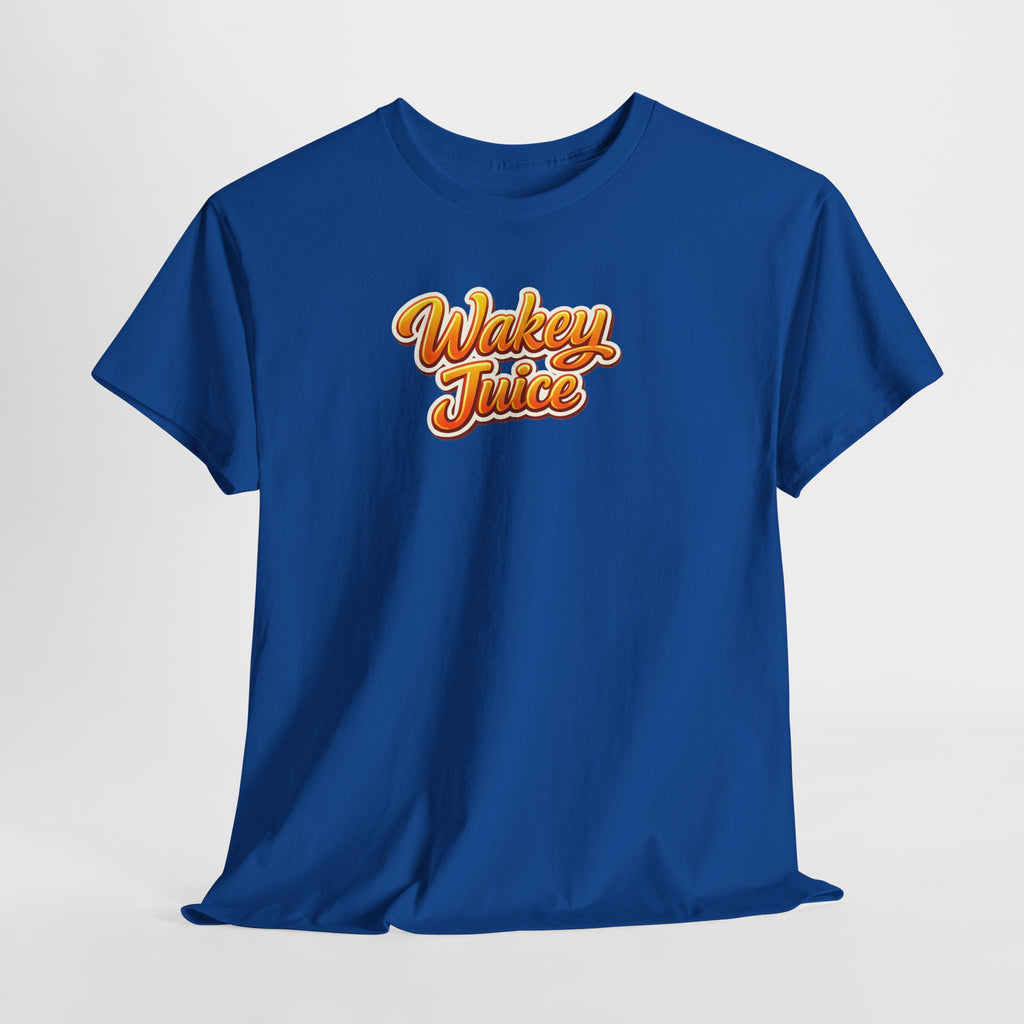 Wakey Juice T‑Shirt — Retro Orange Script Graphic Tee