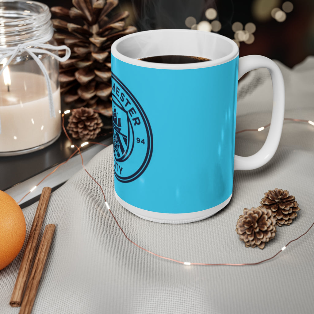 Manchester City Football Club Blue Ceramic Coffee Mug – 11oz & 15oz