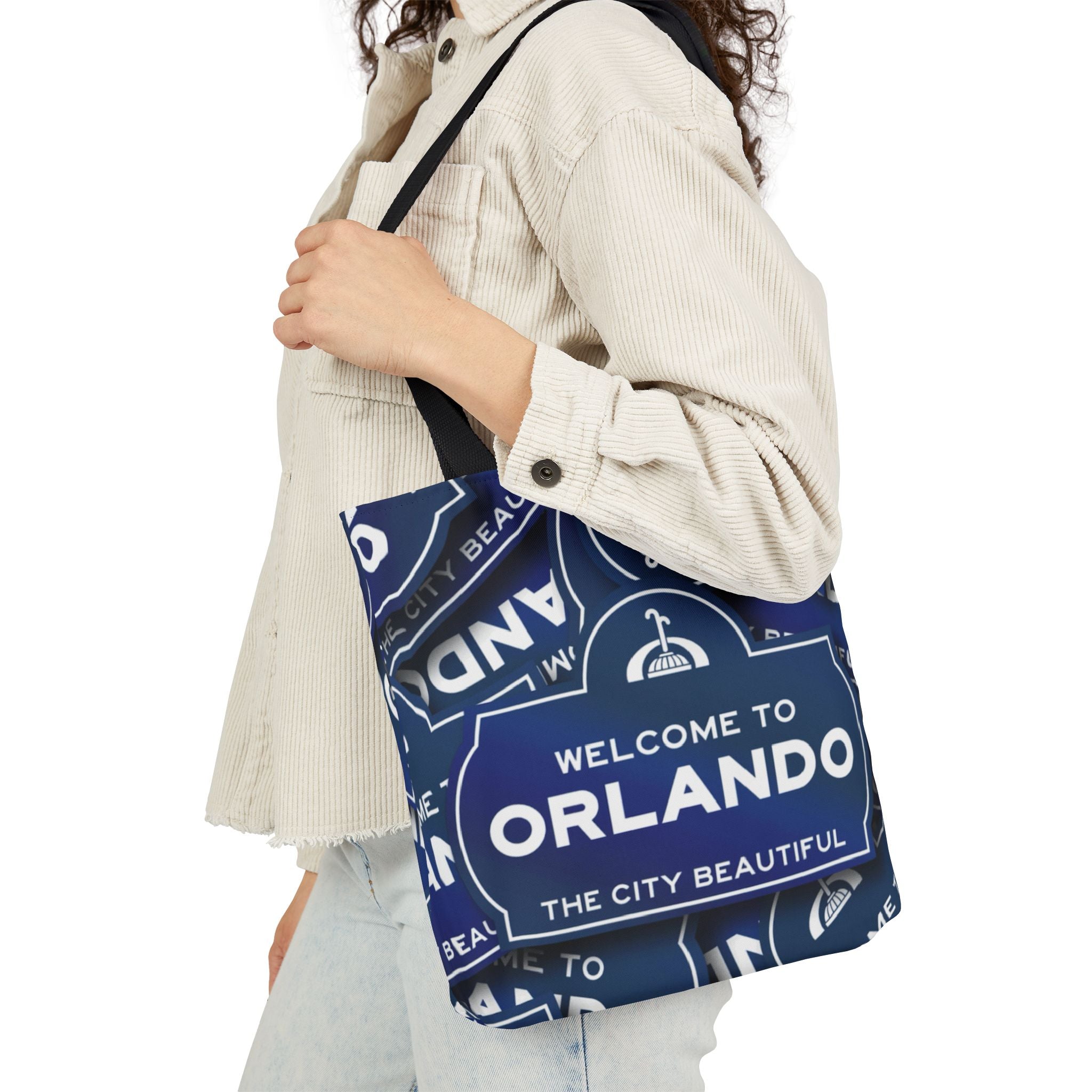Orlando Welcome Sign Canvas Tote