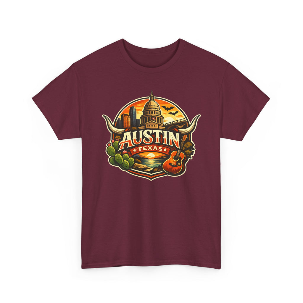 Austin Texas Vintage Travel T-Shirt