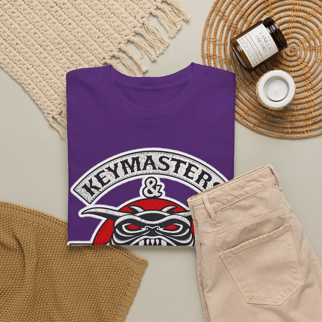 Keymasters & Gatekeepers Tee — Retro Demon Key Emblem Shirt (Since 1984)