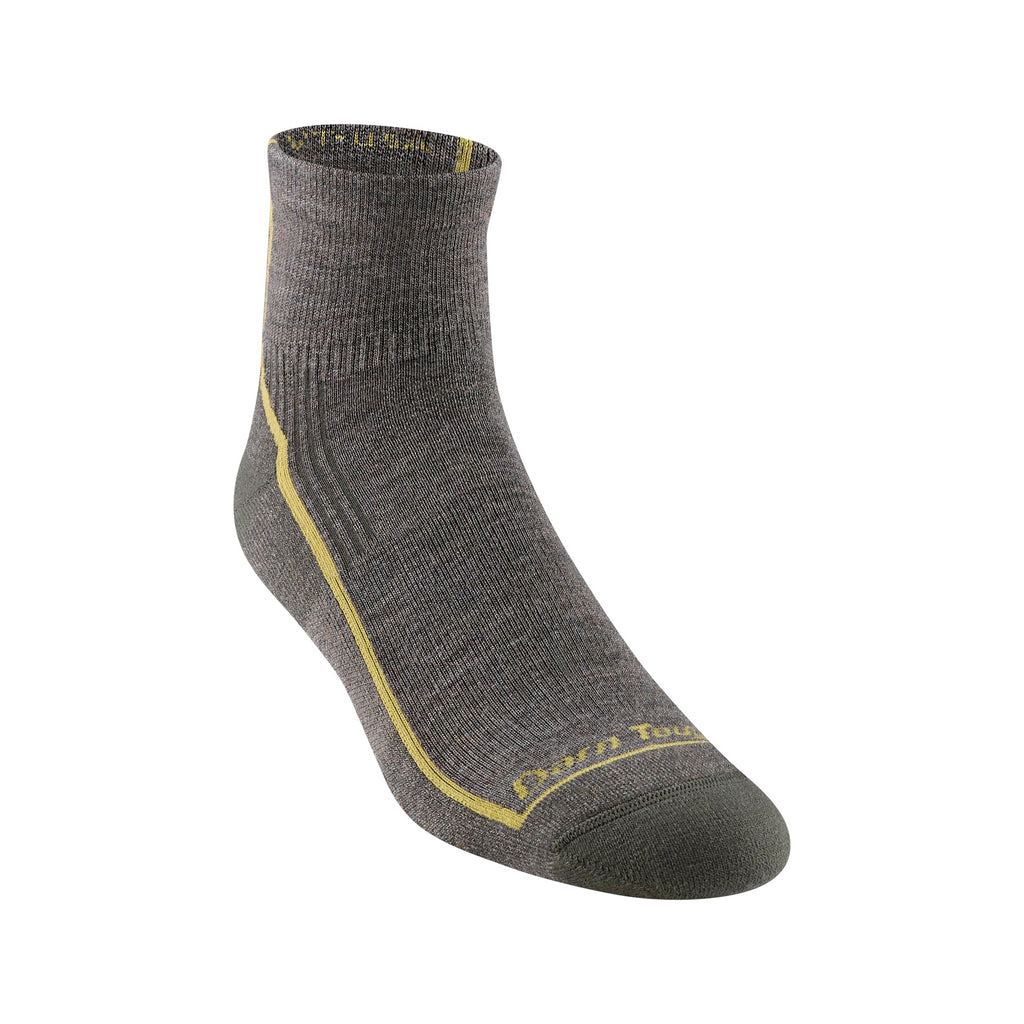 Mens Merino Wool Quarter Midweight Seamless Hiking Socks