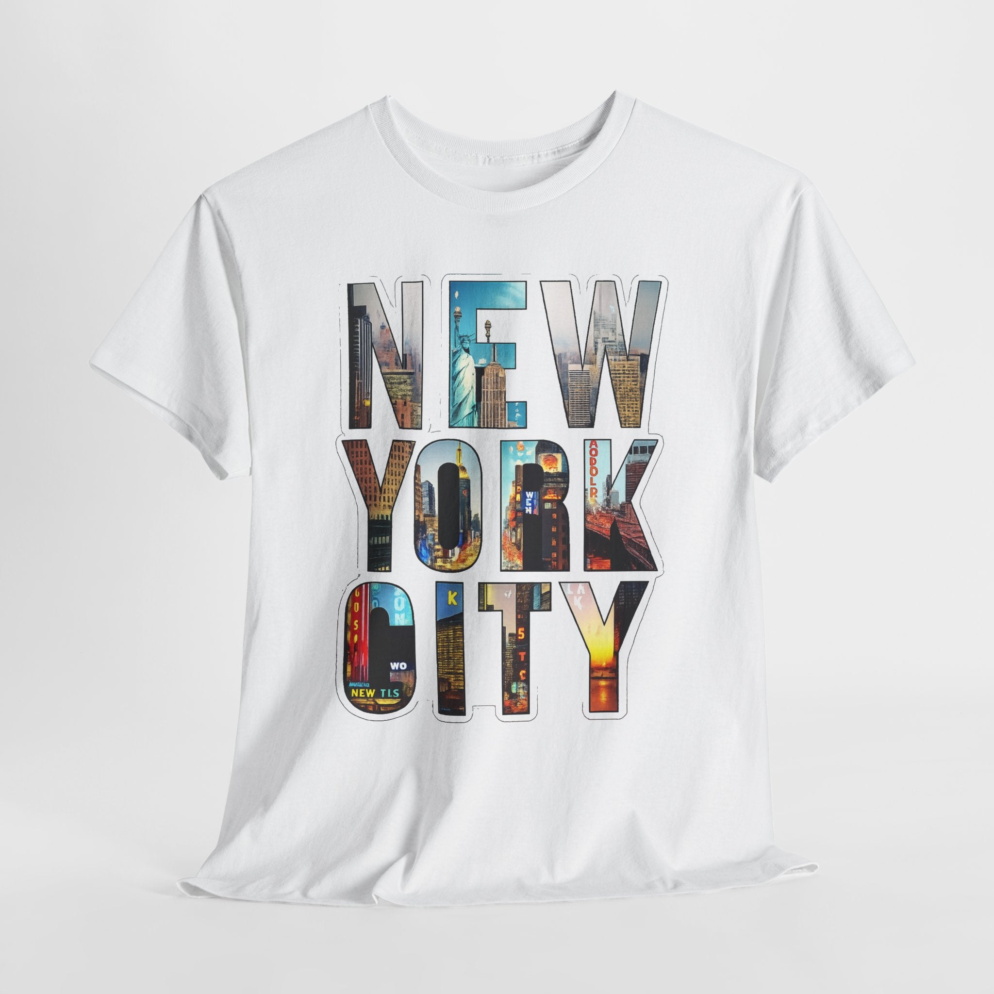 New York City Photo-Block Tee — Vintage Skyline Graphic T-Shirt
