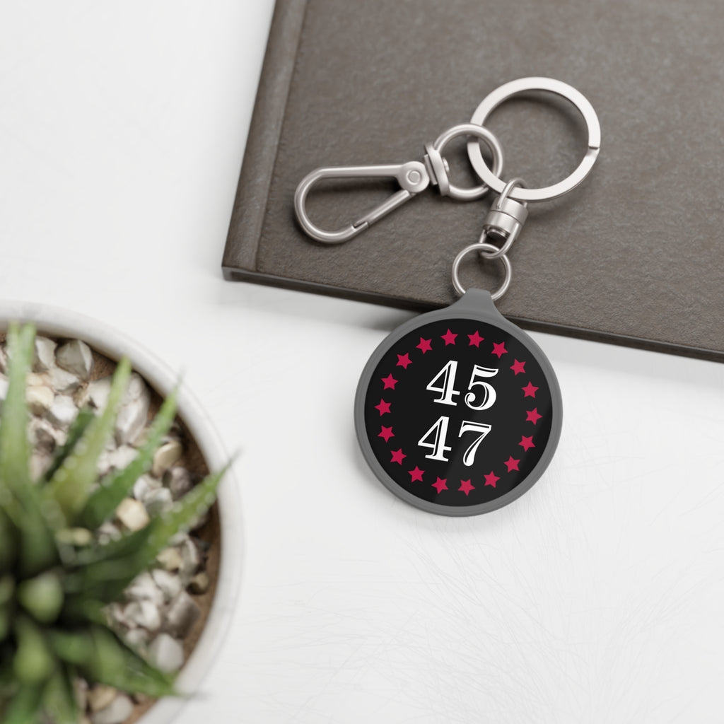 Trump 45/47 Presidential Inspired Keyring Tag