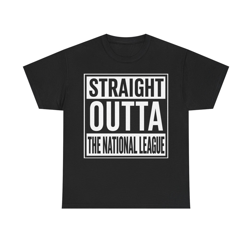 Straight Outta The National League T-Shirt – Football Fan Graphic Tee