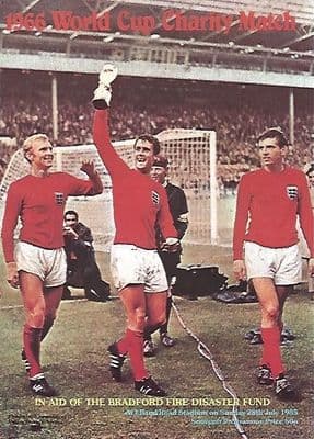 1966 World Cup Charity Match (In Aid of the Bradford Fire) 28th July 1985 Official Match Programme