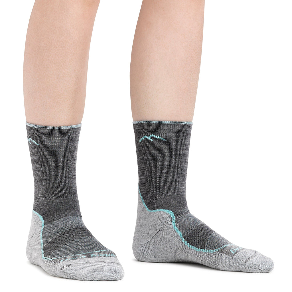Ladies Micro Crew Lightweight Hiking Merino Socks