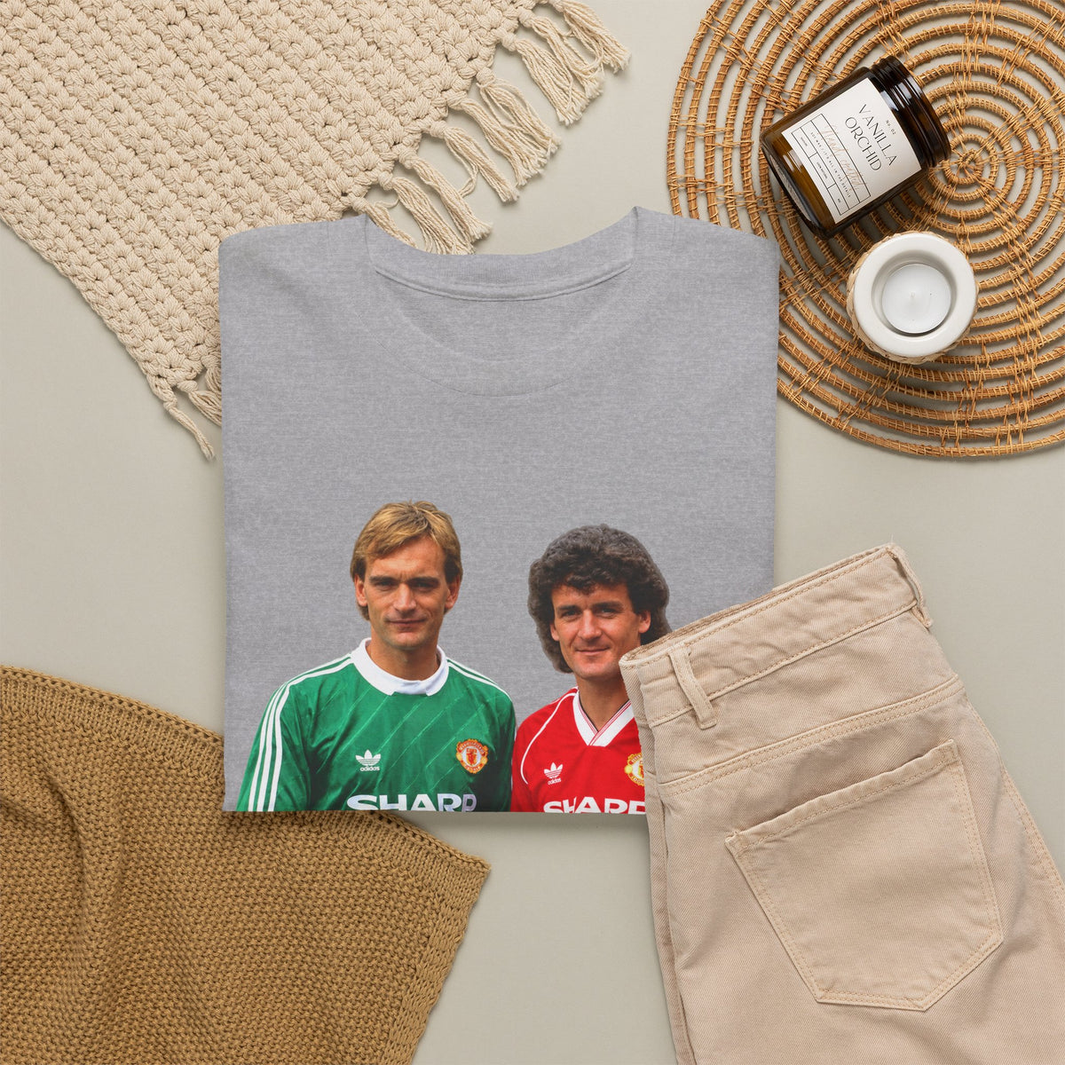 Leighton & Hughes Manchester United Legends Coton T-shirt