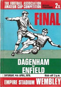 1970 FA Amateur Cup Final Dagenham v Enfield 4th April 1970 Official Matchday Programme