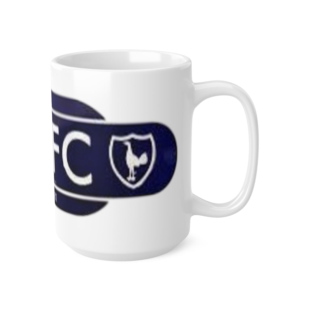 Tottenham Hotspur Railway Sign Ceramic Coffee Mug — Spurs Logo 11oz/15oz, Established 1882