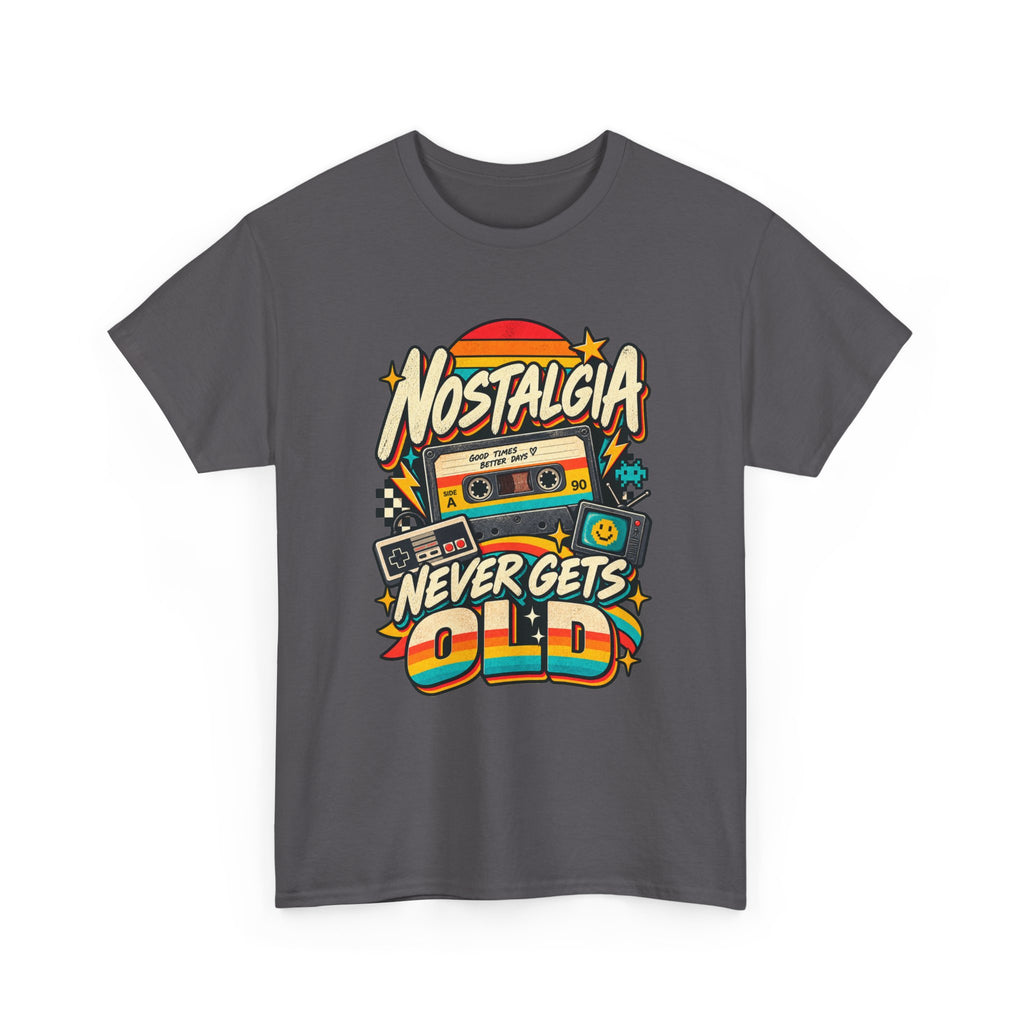 Nostalgia Never Gets Old Unisex Heavy Cotton Tee
