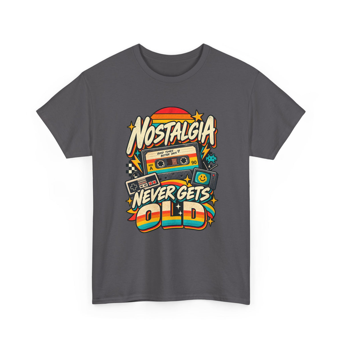 Nostalgia Never Gets Old Unisex Heavy Cotton Tee
