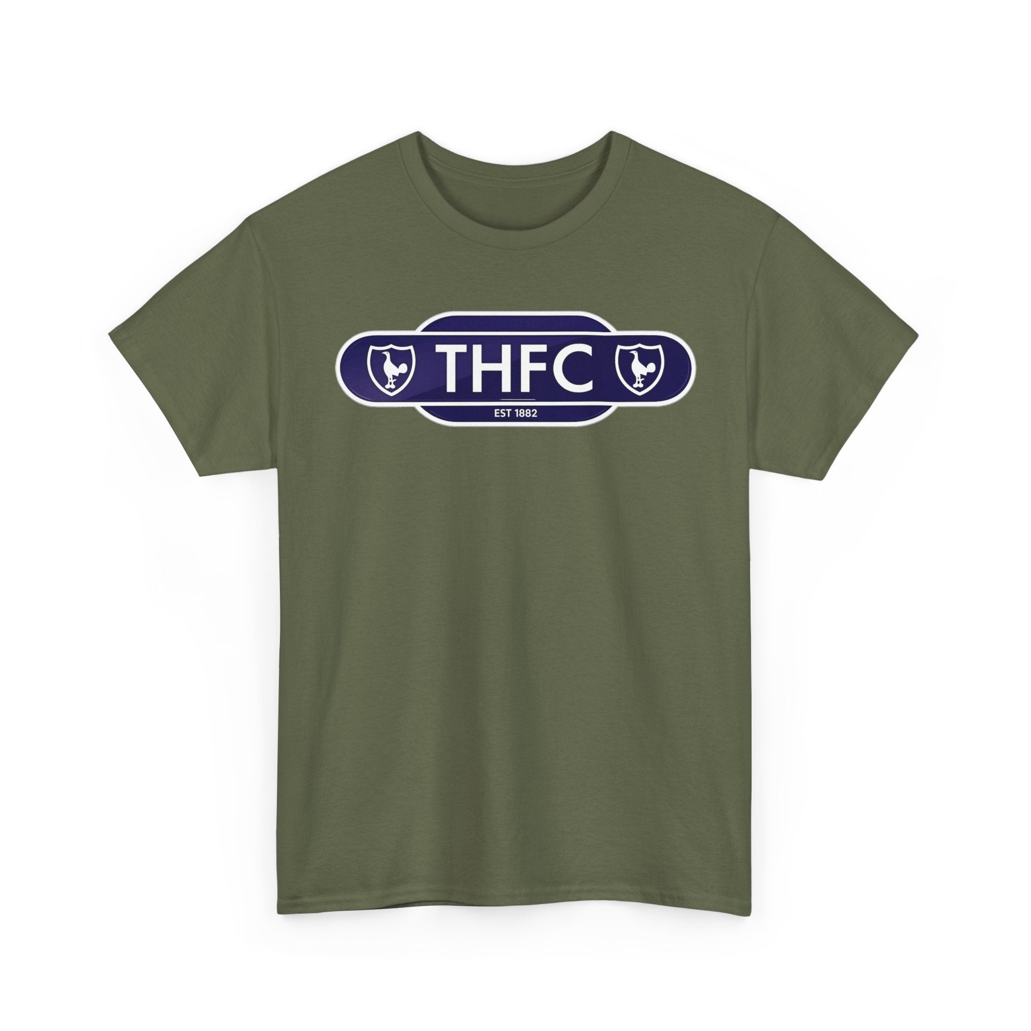 THFC Tottenham Hotspur Railway Sign T‑Shirt — Retro Football Club Tee