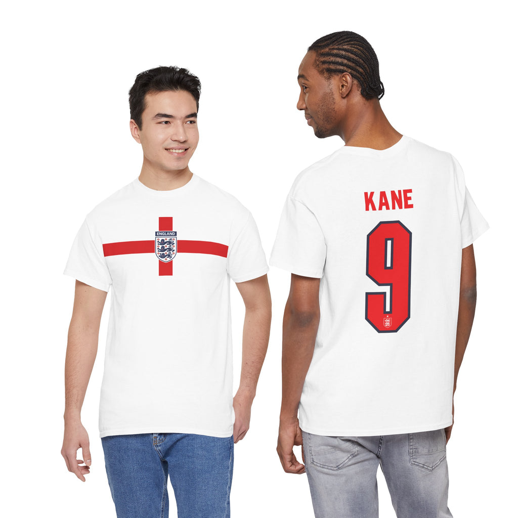 England Football T-Shirt - 'Kane 9' Home Shirt Style