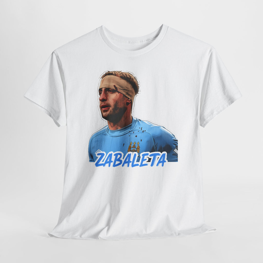 Zabaleta Manchester City Fan Tee — Retro Player Portrait Soccer T‑Shirt