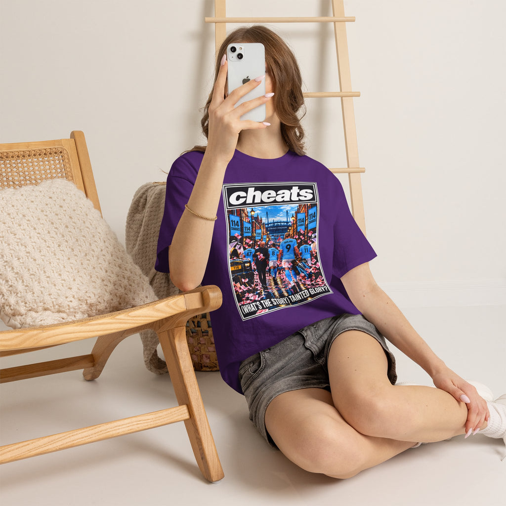 Cheats “What’s the Story? Tainted Glory?” Sports Graphic Cotton T-Shirt