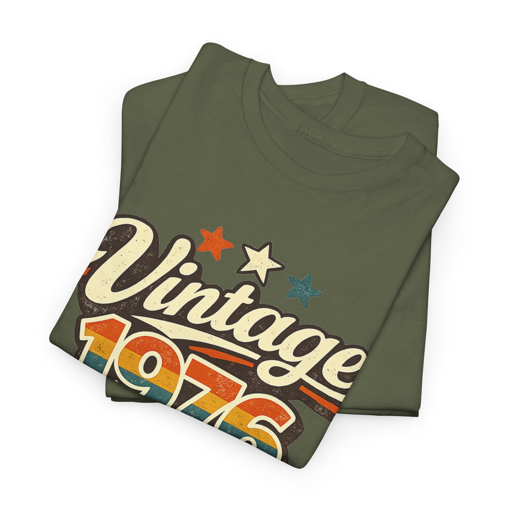 Vintage 1976 Retro Graphic Tee — Classic Birthday or Anniversary Gift
