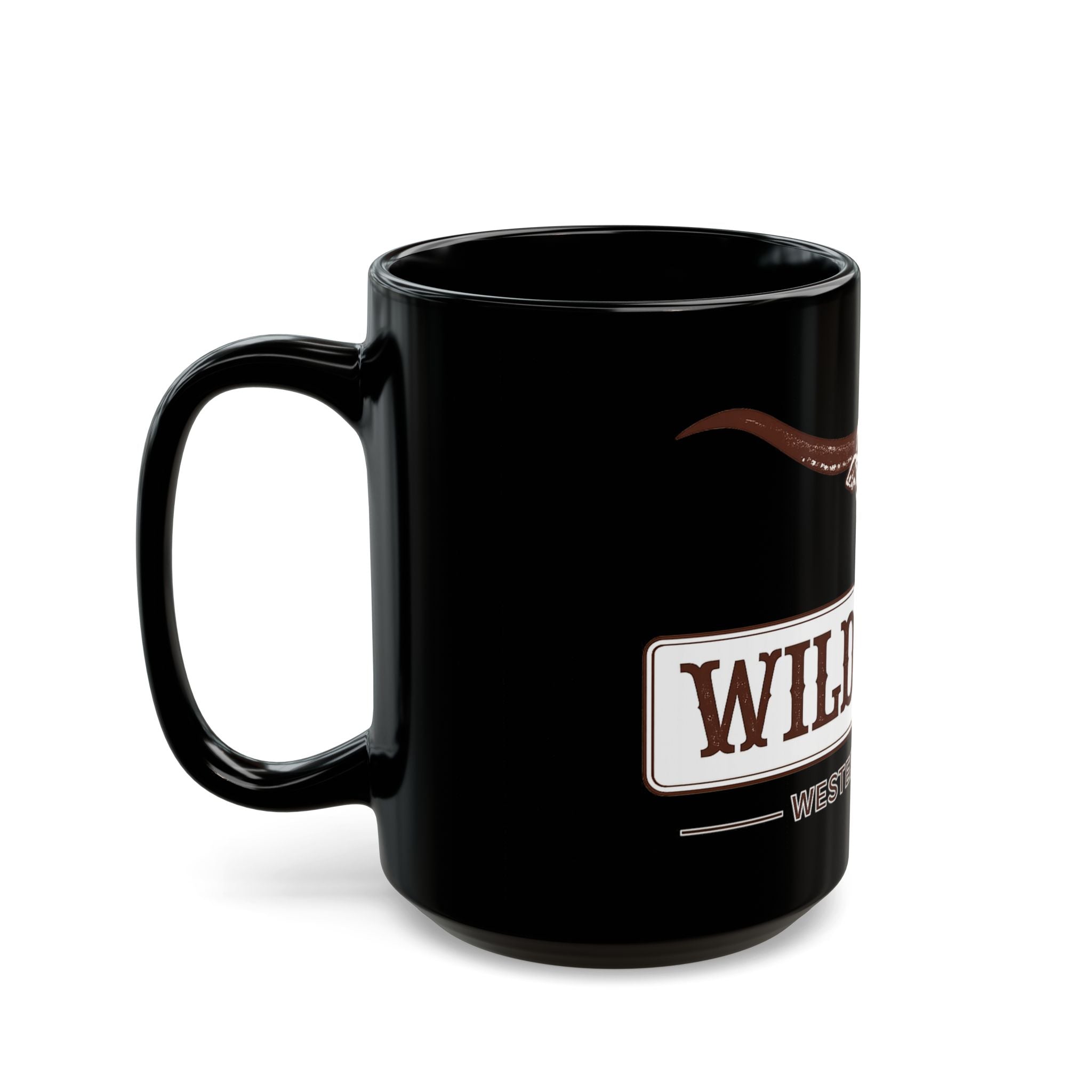 Wild Bill's Western Store Black Coffee Mug (11oz & 15oz)