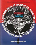 1977 FA Cup Semi Final Liverpool v Everton Programme 23rd April 1977