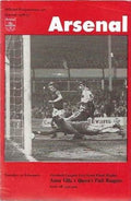1977 League Cup Semi Final Replay Aston Villa v Queens Park Rangers Official Match Programme 22/2/77
